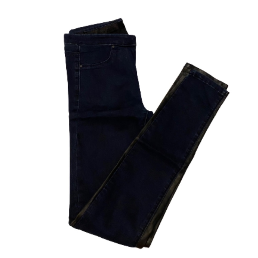 Blank NYC | Dark Denim with Leather